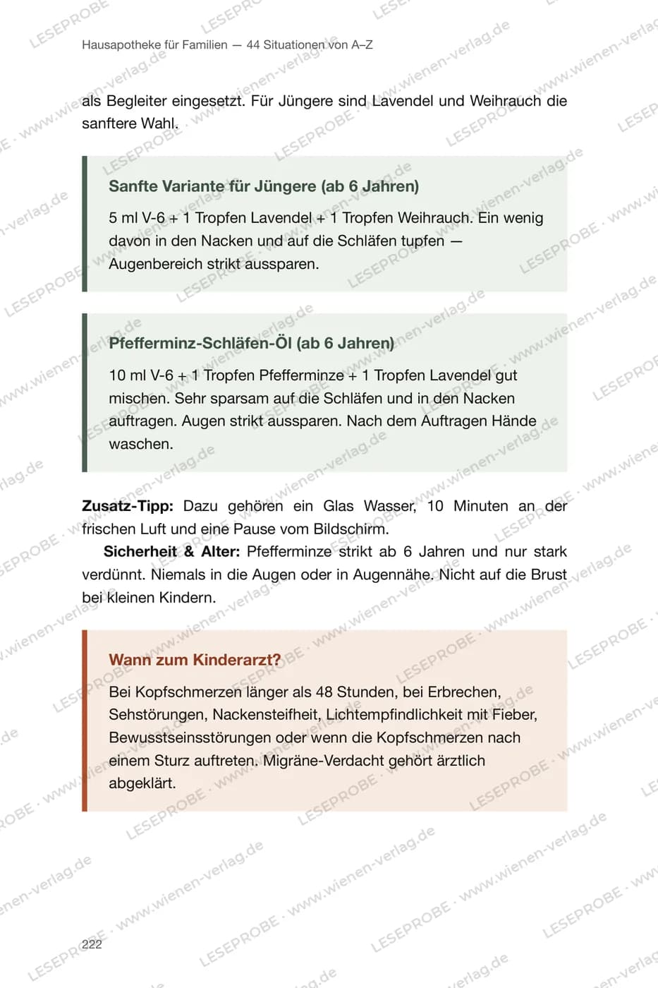 Wann zum Kinderarzt aus „Ätherische Öle für die ganze Familie“