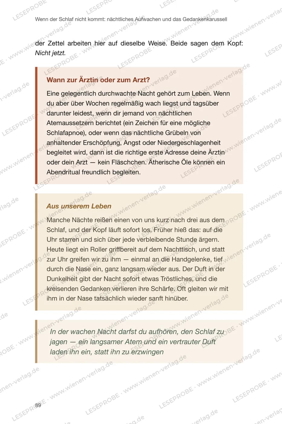 Kopf zur Ruhe bringen aus „Ätherische Öle für Schlaf und Gelassenheit“